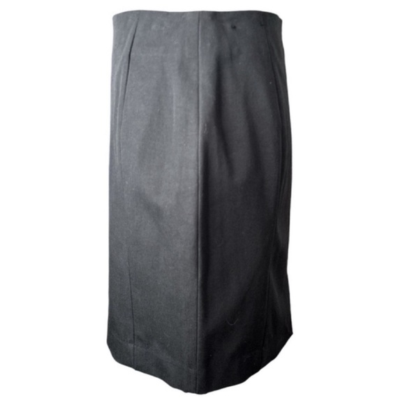 BANANA REPUBLIC Black Pencil Mini Skirt, Size 2P. - Picture 4 of 7